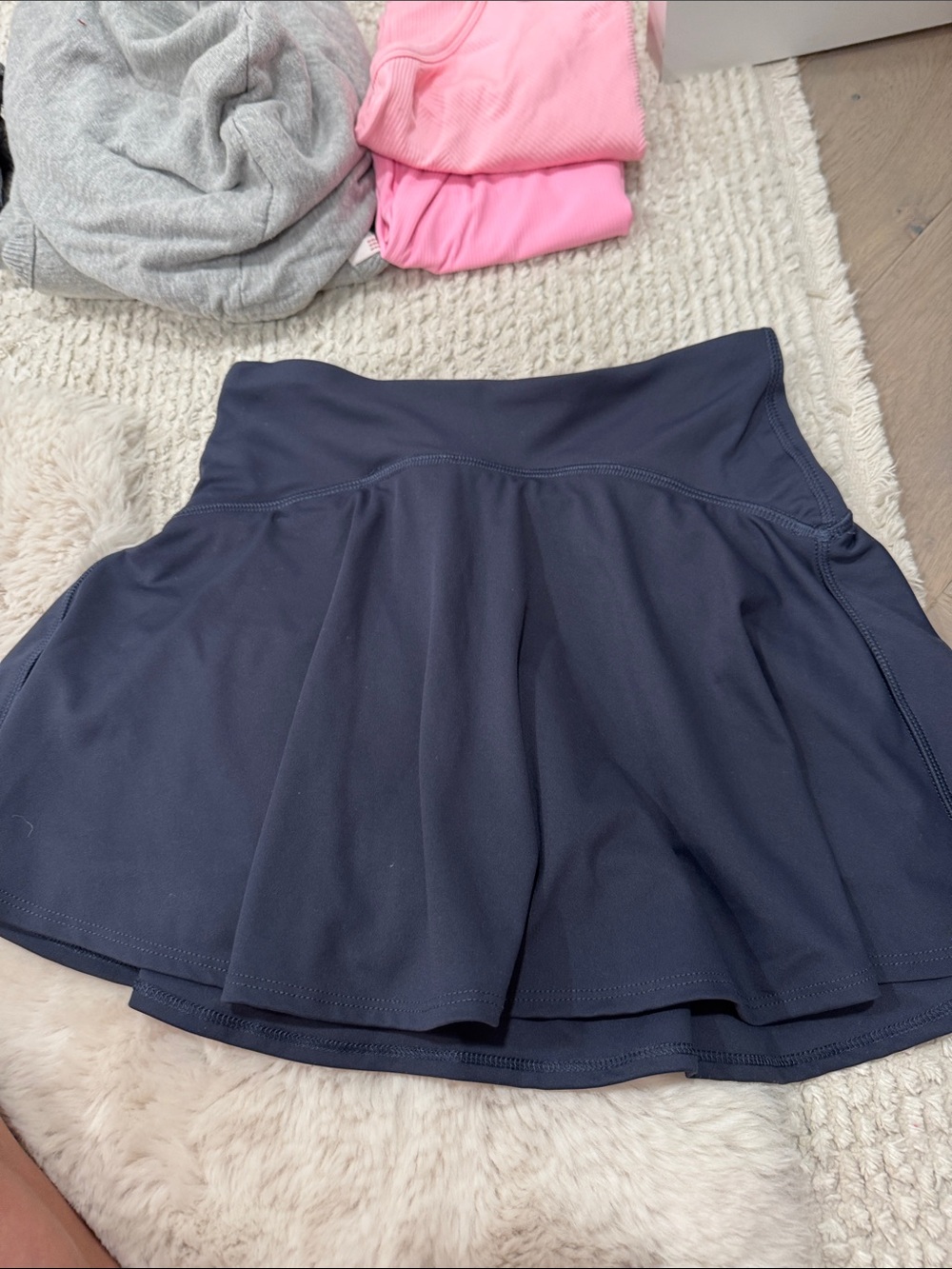 Old Navy Navy Circle Skater Skirt
